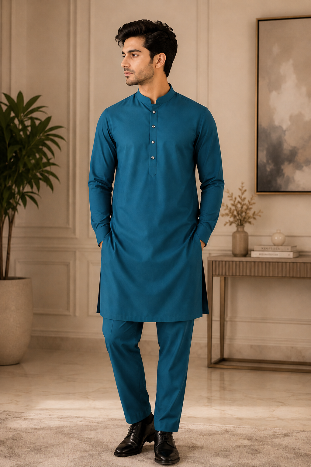 Peacock Blue  (Saqafat Edition)