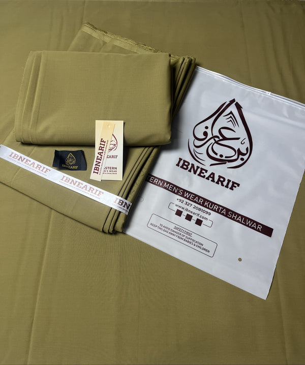 Dark Tan Imperial Unstitched Shalwar Kameez